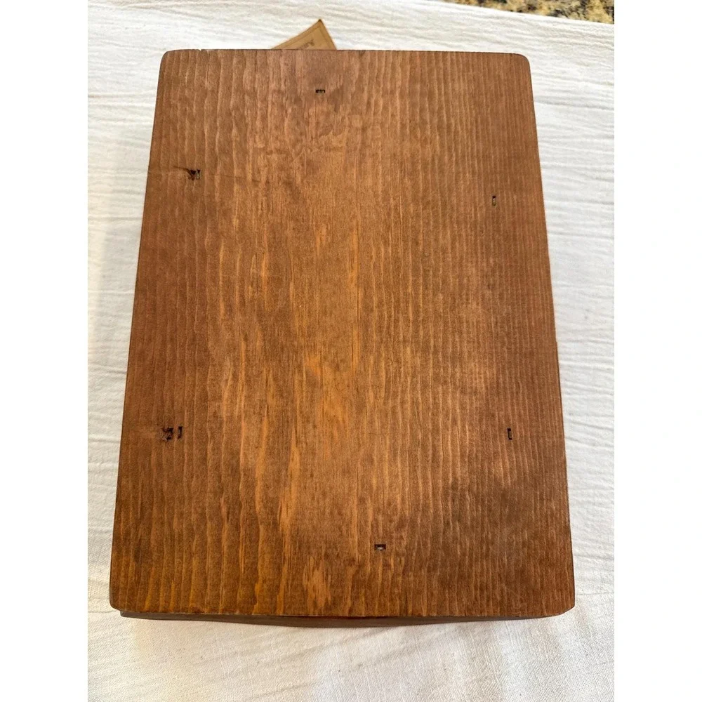Cape Craftsmen Wood Bread Tray Give Us This Day Our Daily Bread Harvest Carved